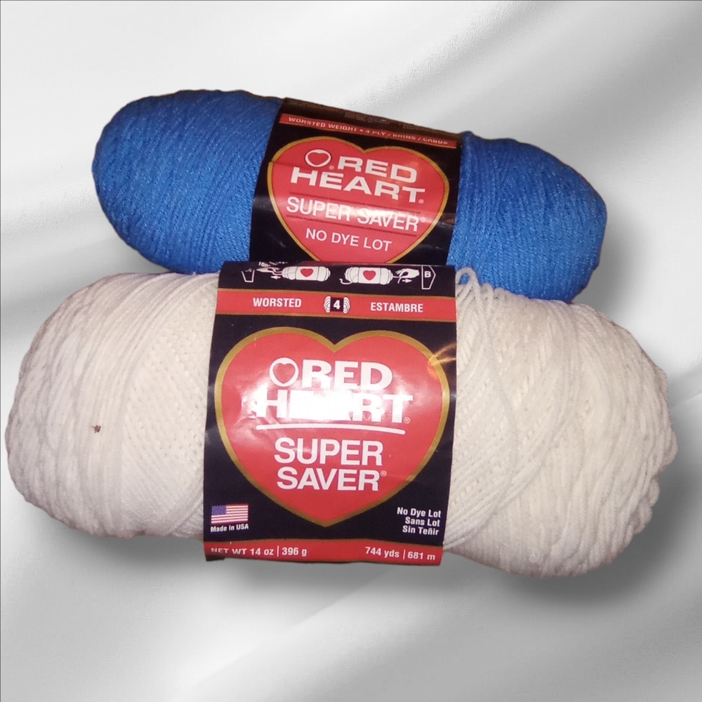 Red Heart Yarn Lot of 2